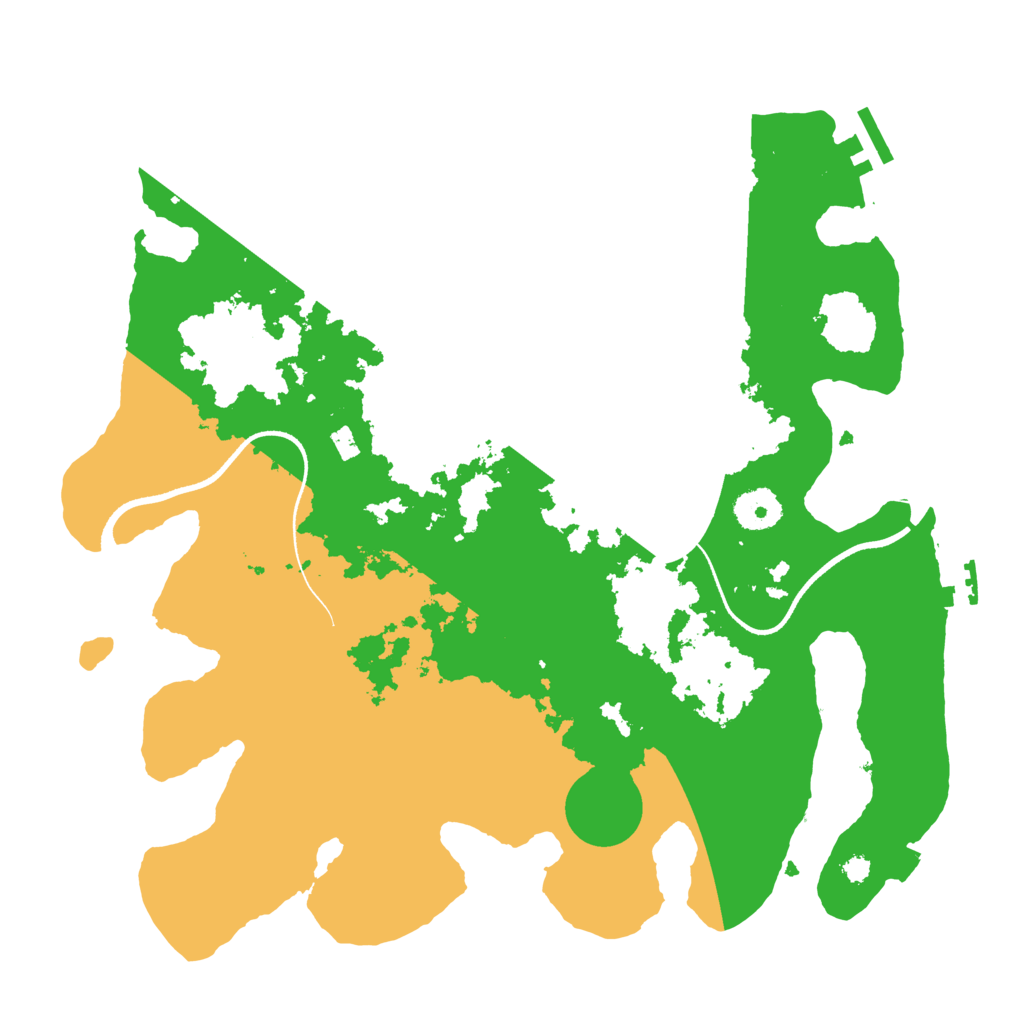 Biome Rust Map: Procedural Map, Size: 3500, Seed: 721700