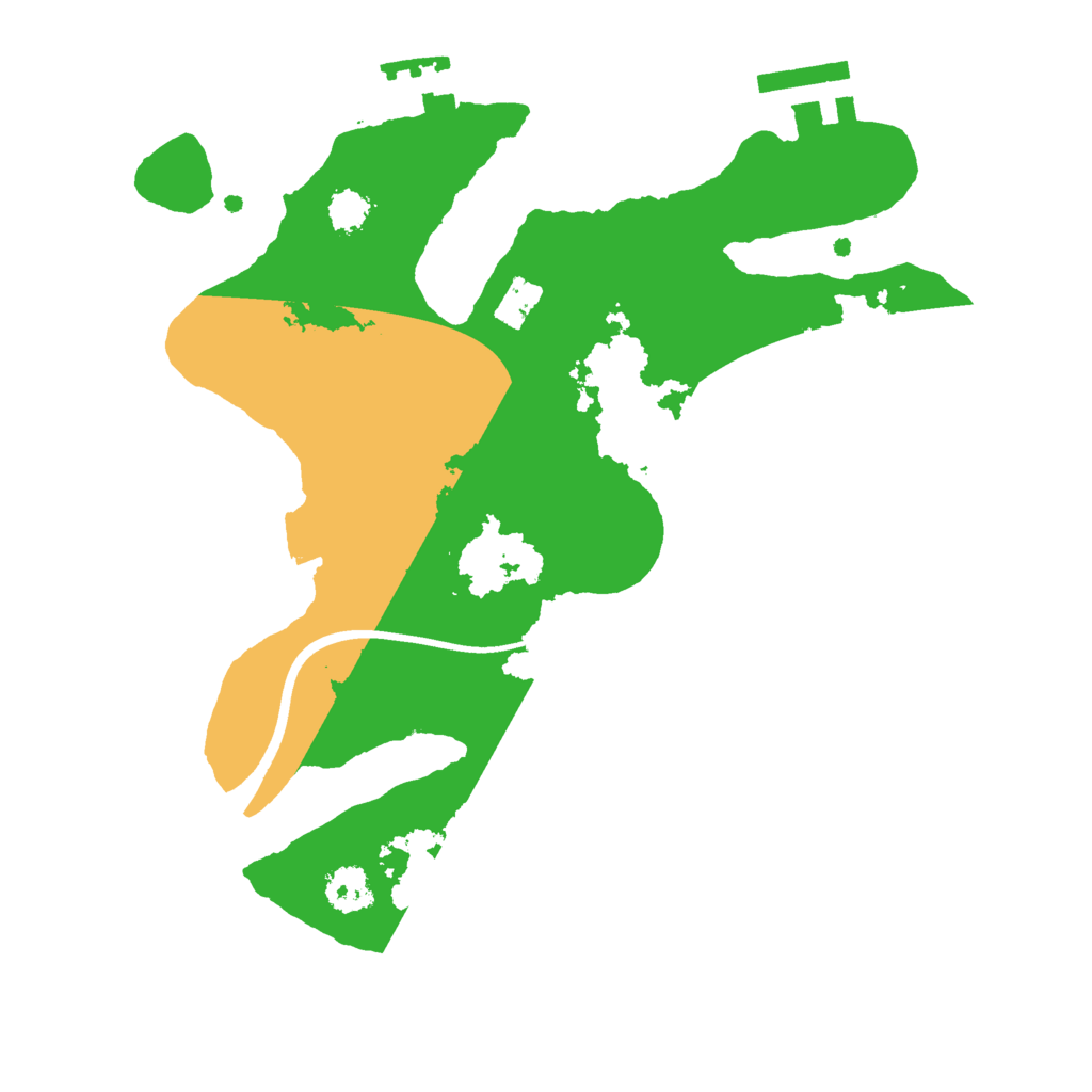 Biome Rust Map: Procedural Map, Size: 2400, Seed: 78
