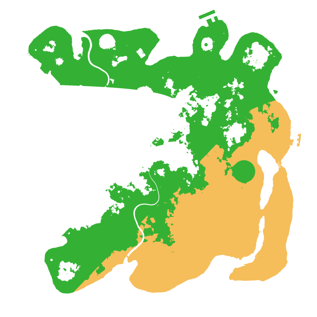 Biome Rust Map: Procedural Map, Size: 3750, Seed: 396100578