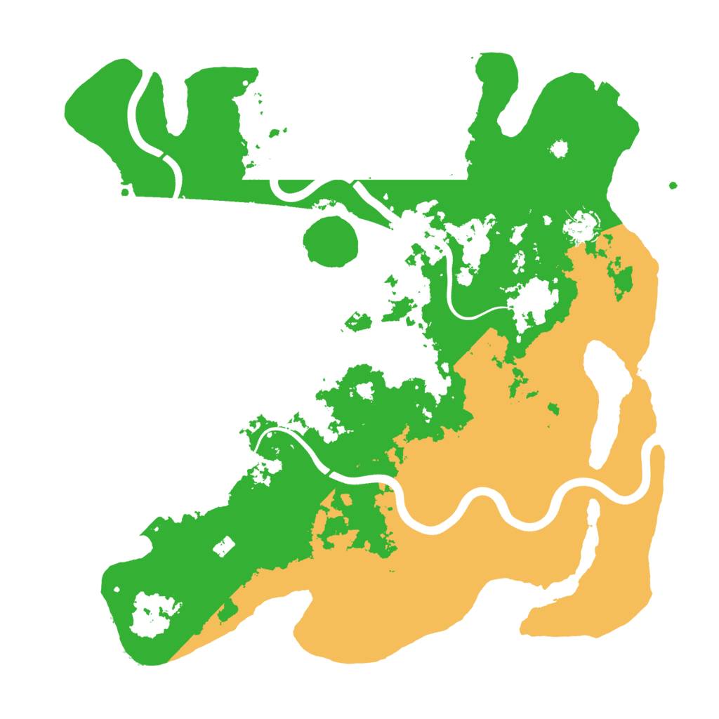 Biome Rust Map: Procedural Map, Size: 3750, Seed: 396100578