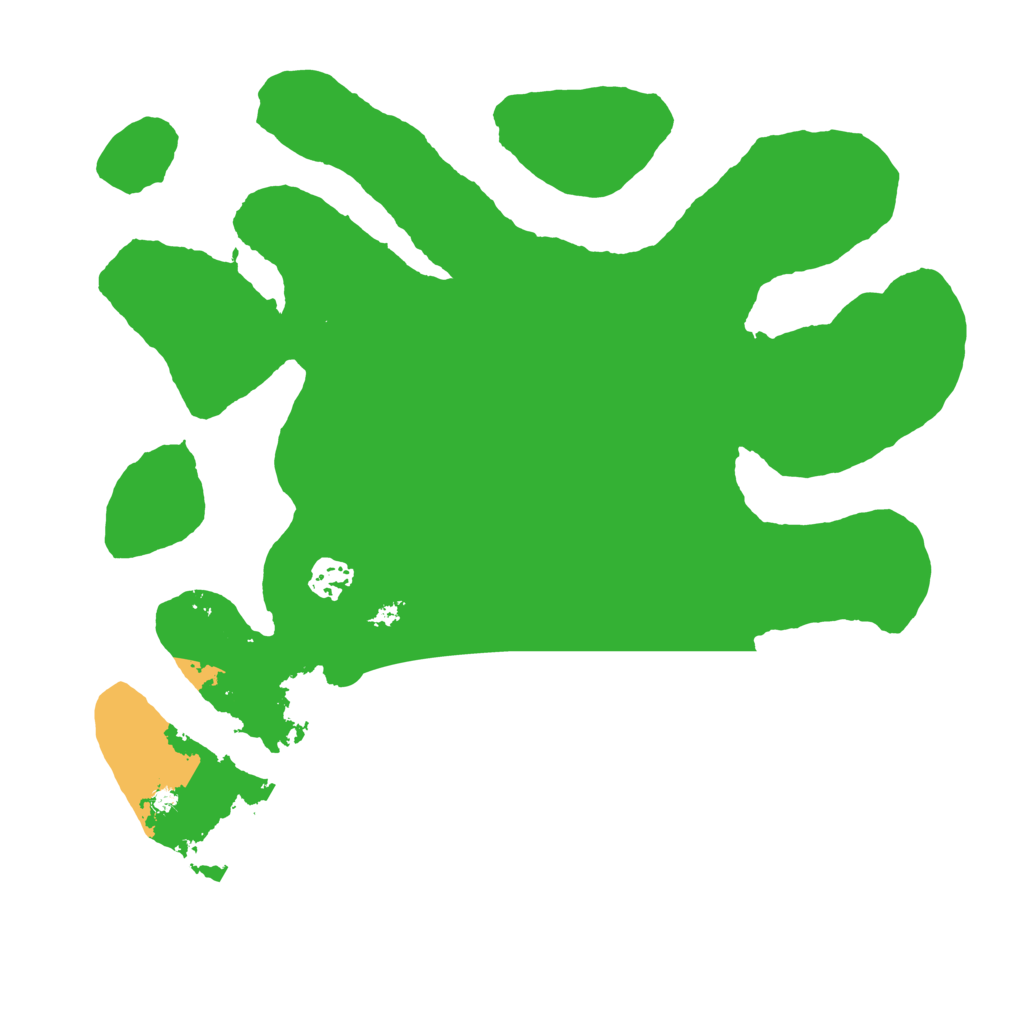 Biome Rust Map: Barren, Size: 3600, Seed: 2045