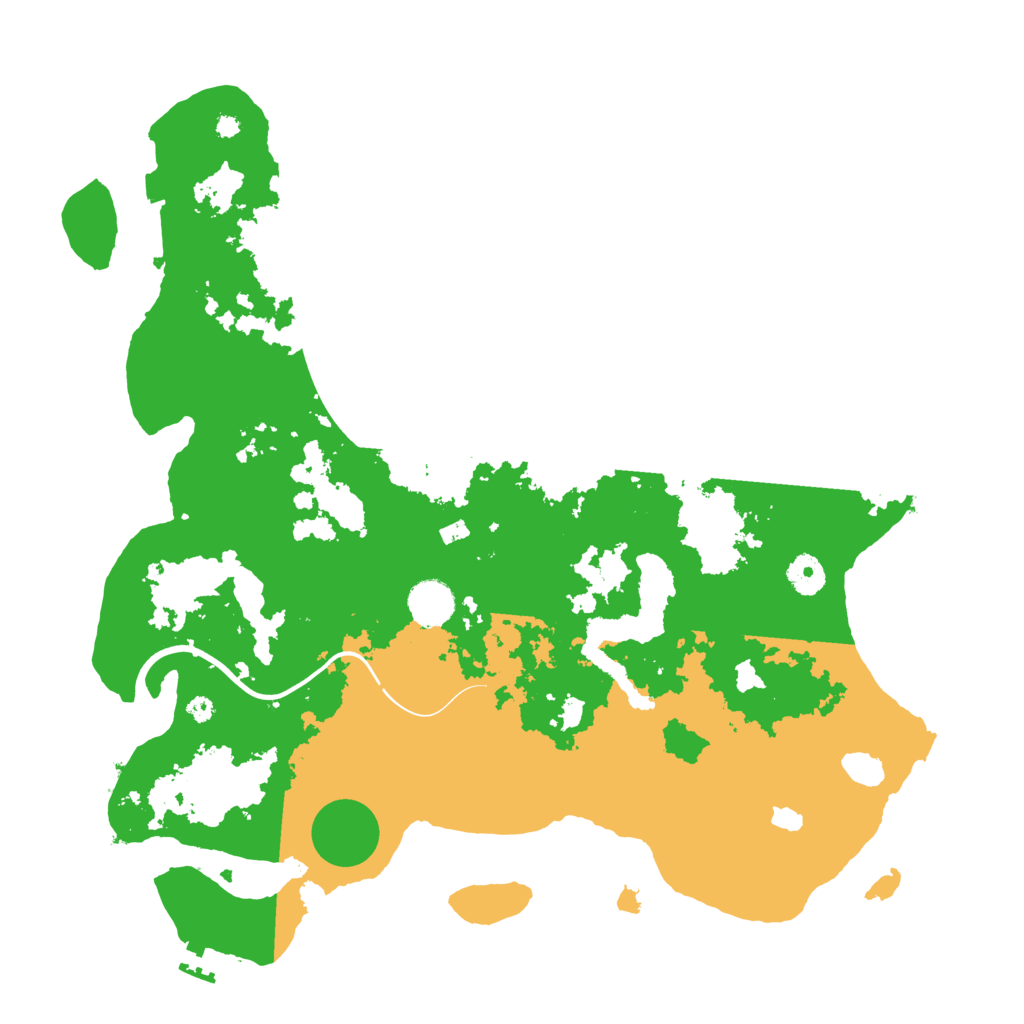 Biome Rust Map: Procedural Map, Size: 4000, Seed: 262486