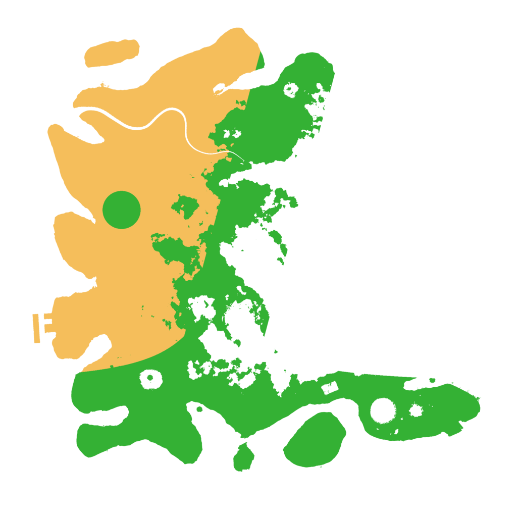 Biome Rust Map: Procedural Map, Size: 3600, Seed: 874