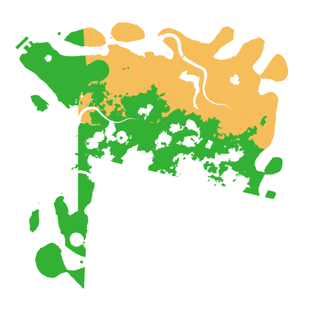 Biome Rust Map: Procedural Map, Size: 4000, Seed: 296572
