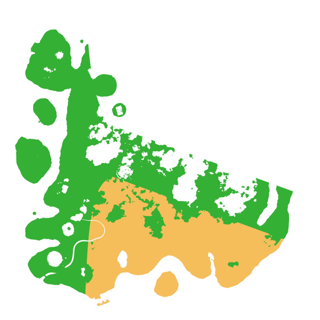 Biome Rust Map: Procedural Map, Size: 3800, Seed: 19898