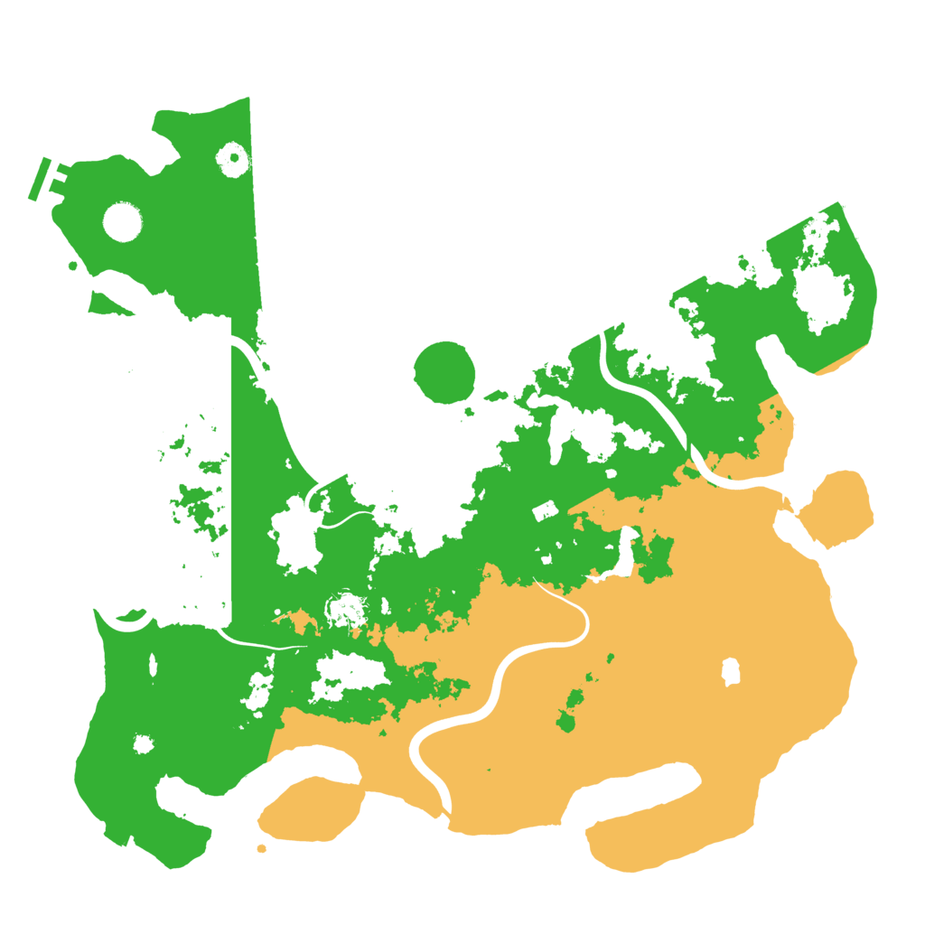 Biome Rust Map: Procedural Map, Size: 4200, Seed: 844915855