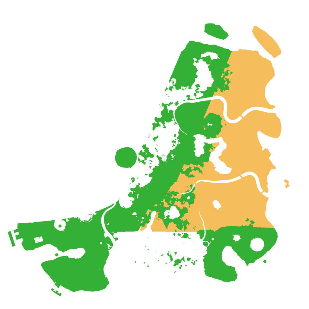 Biome Rust Map: Procedural Map, Size: 4000, Seed: 4852455