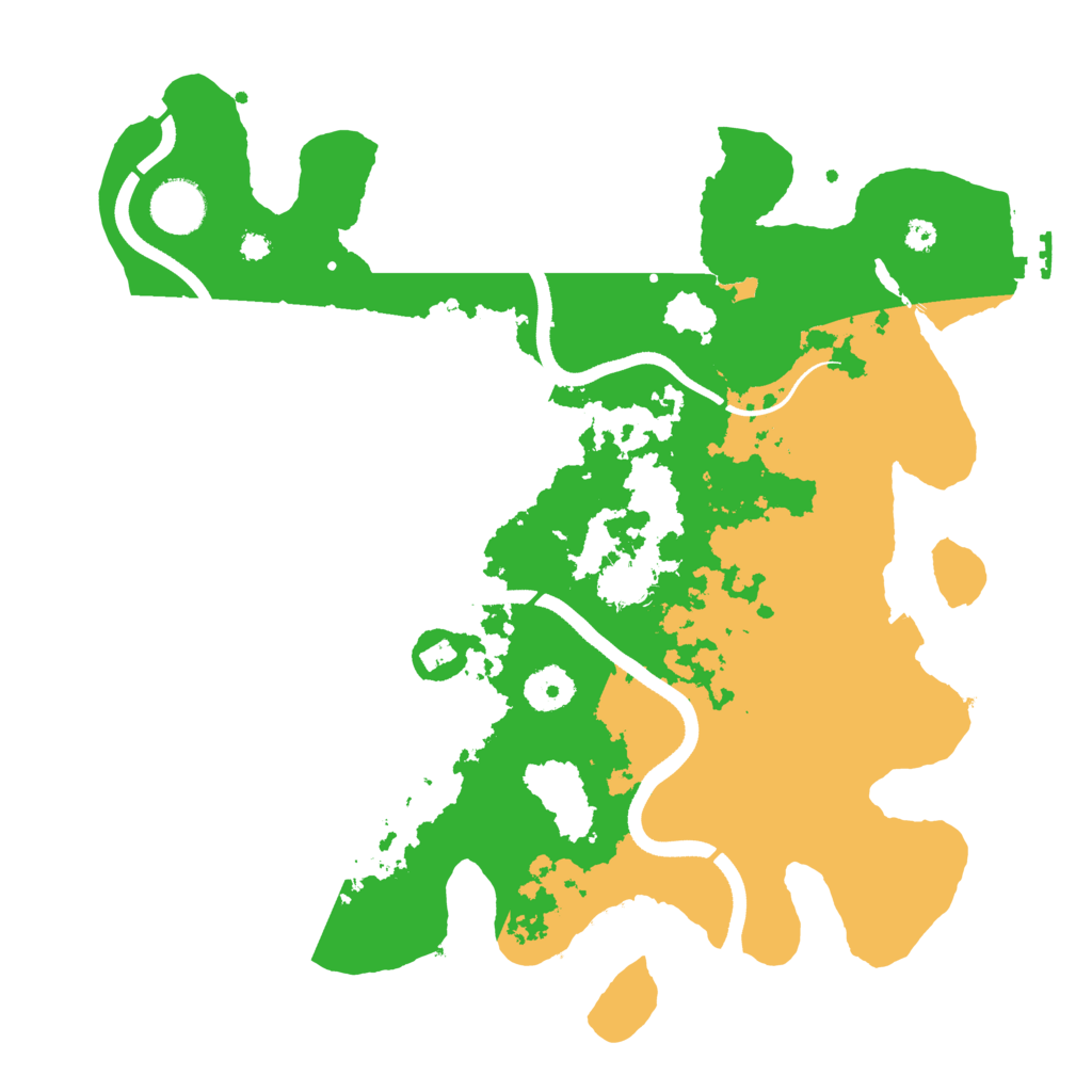Biome Rust Map: Procedural Map, Size: 3500, Seed: 1417040687