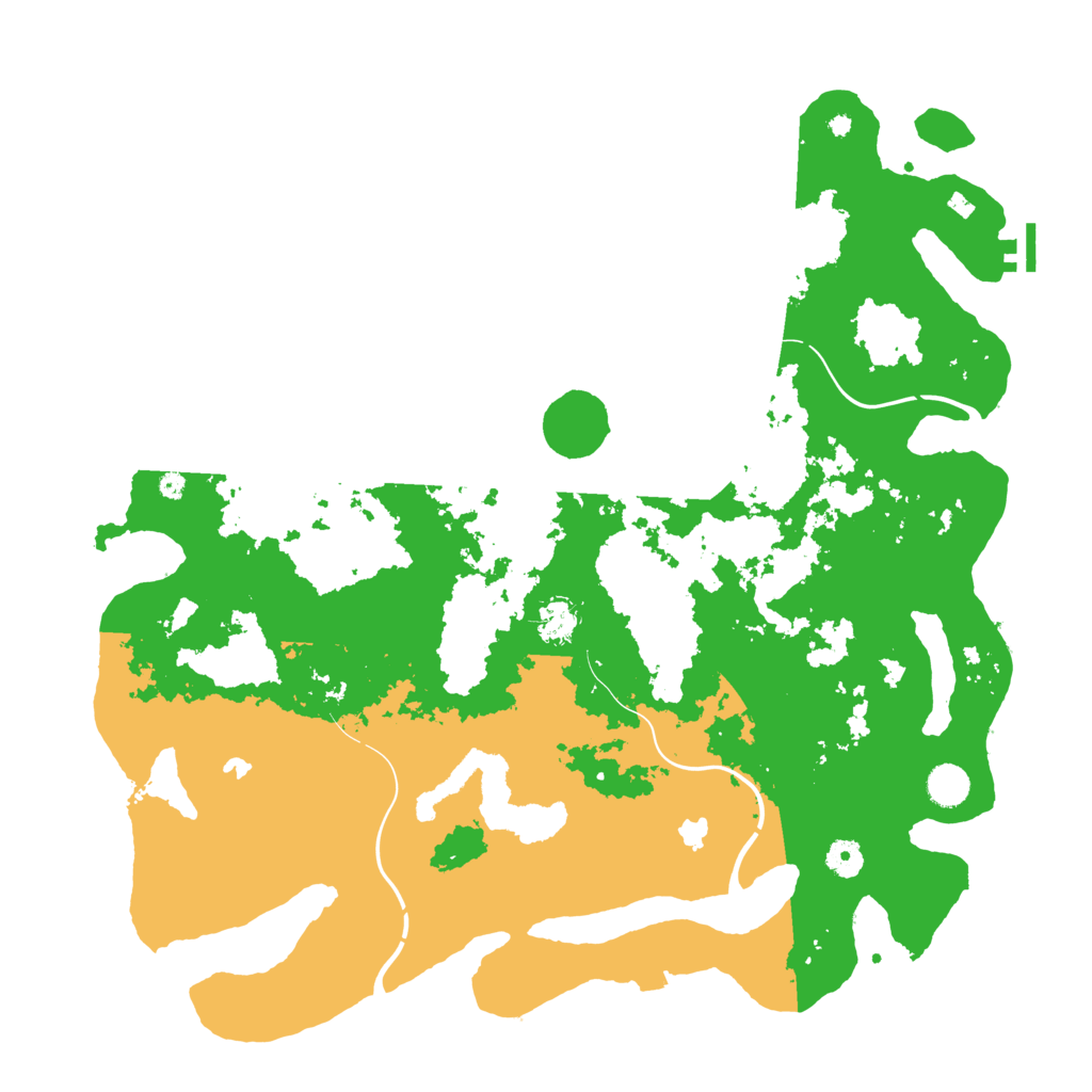 Biome Rust Map: Procedural Map, Size: 4500, Seed: 894996