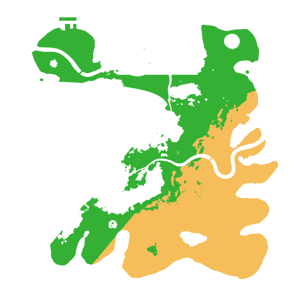 Biome Rust Map: Procedural Map, Size: 3500, Seed: 1450317552