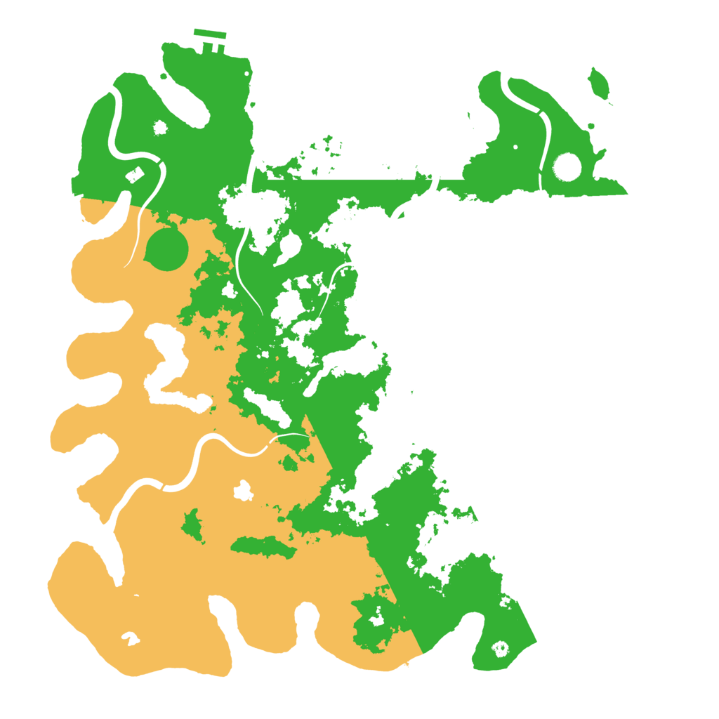 Biome Rust Map: Procedural Map, Size: 4500, Seed: 3453213