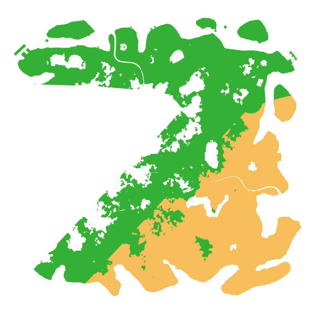 Biome Rust Map: Procedural Map, Size: 4500, Seed: 1227248976