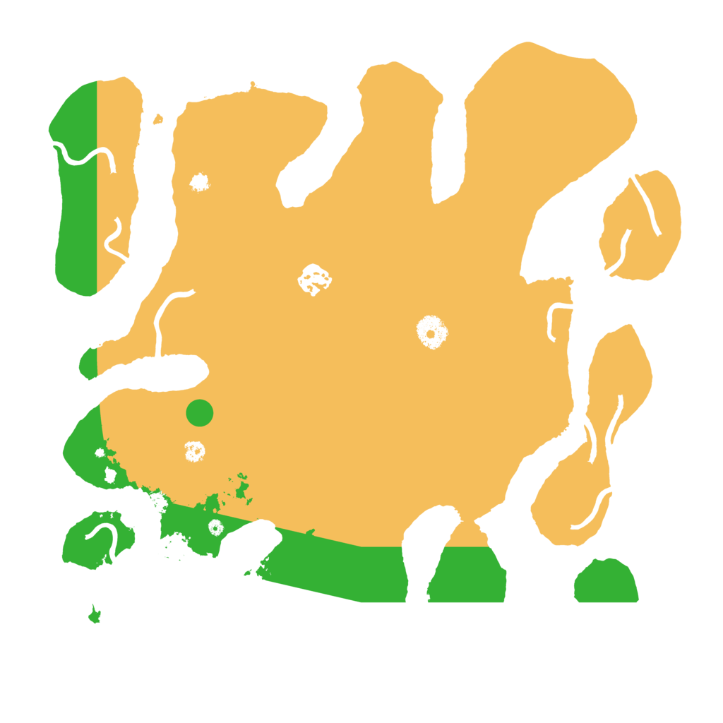 Biome Rust Map: Procedural Map, Size: 3500, Seed: 1198613889