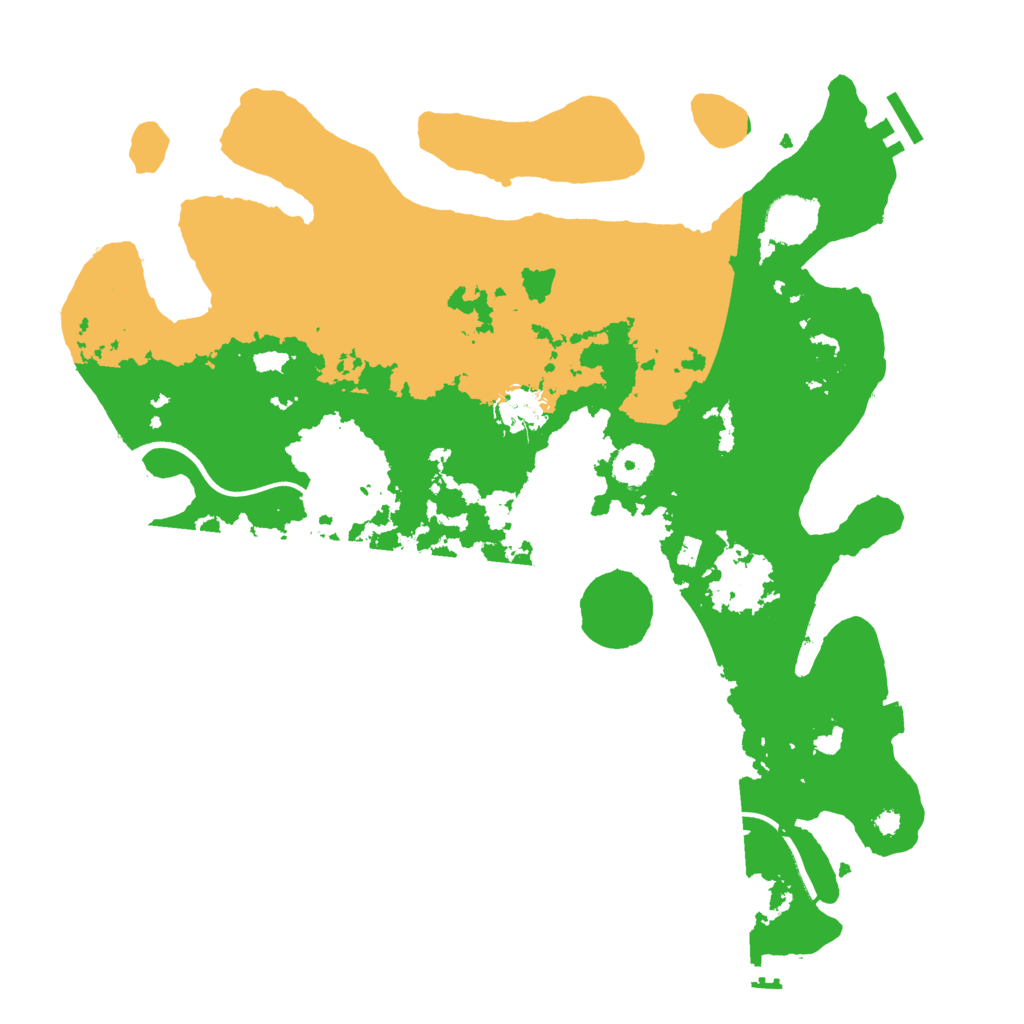 Biome Rust Map: Procedural Map, Size: 3750, Seed: 20210701