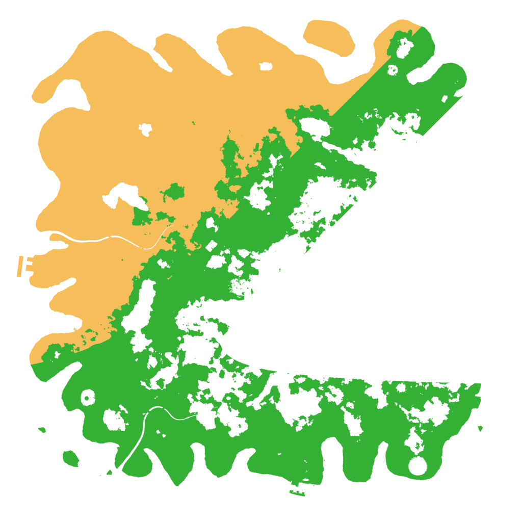 Biome Rust Map: Procedural Map, Size: 5000, Seed: 987542