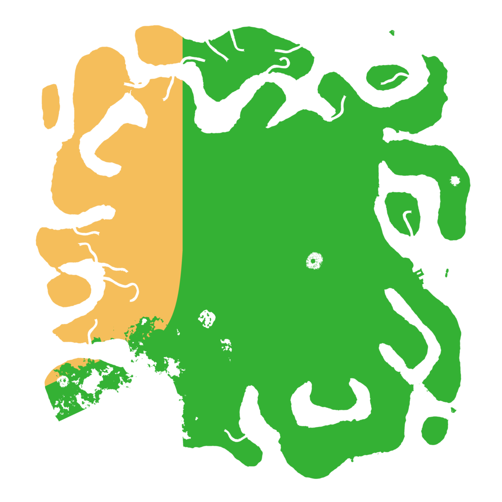 Biome Rust Map: Procedural Map, Size: 4500, Seed: 564009