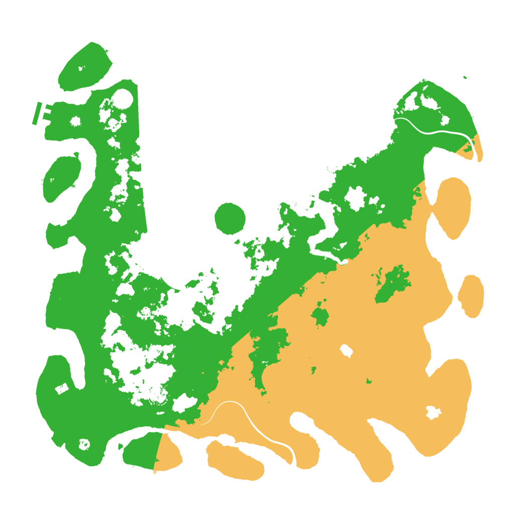 Biome Rust Map: Procedural Map, Size: 4500, Seed: 975537