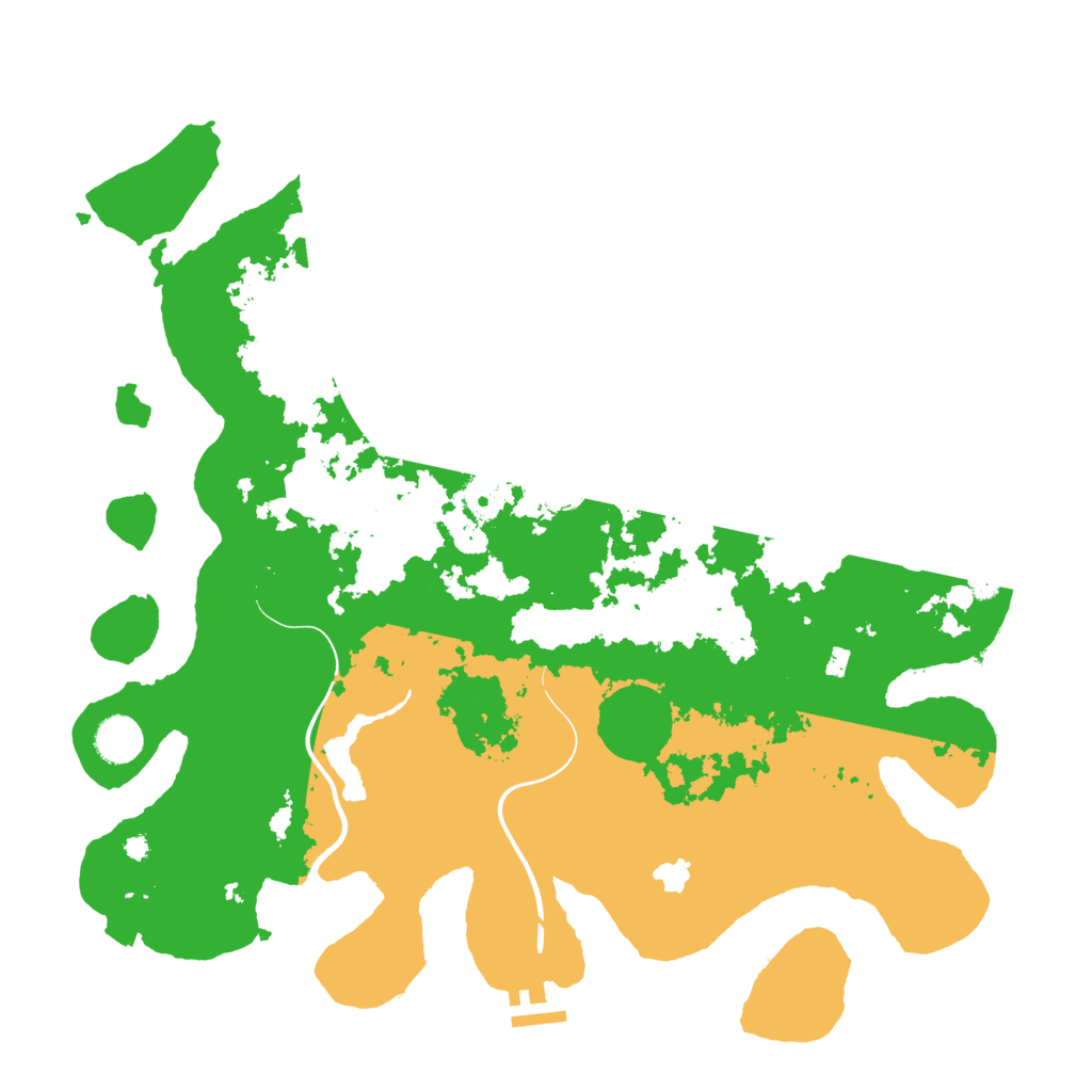 Biome Rust Map: Procedural Map, Size: 4000, Seed: 639783