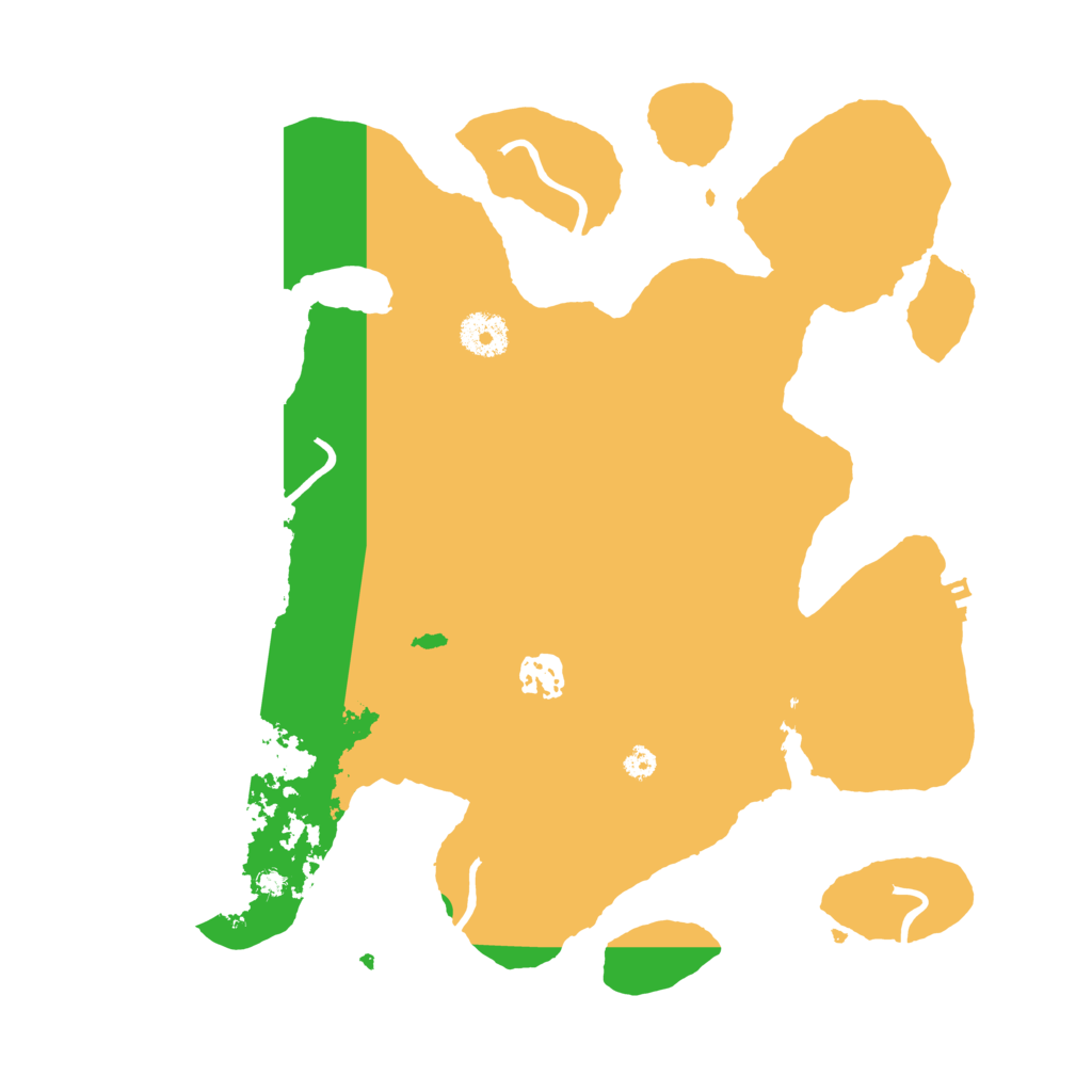 Biome Rust Map: Procedural Map, Size: 3500, Seed: 147087178