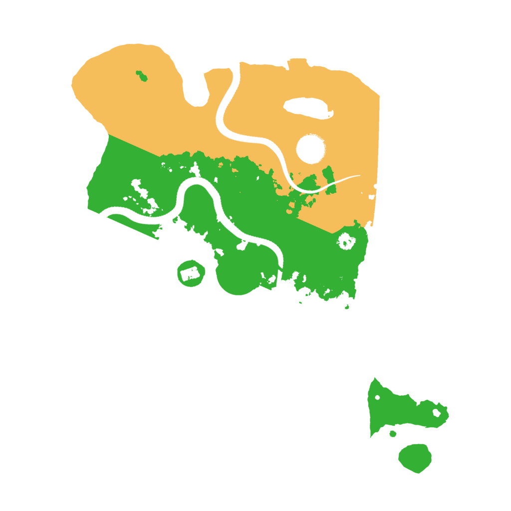 Biome Rust Map: Procedural Map, Size: 3100, Seed: 283988