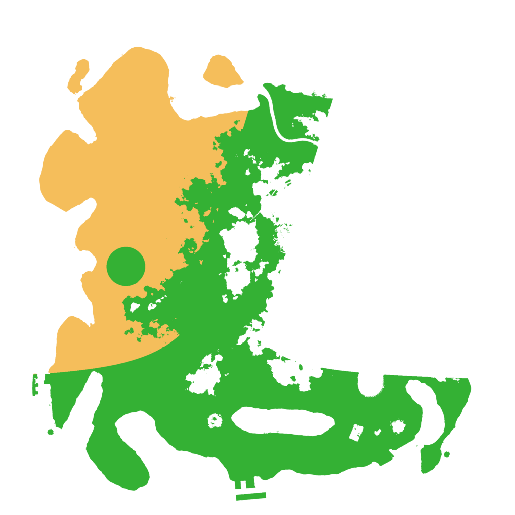 Biome Rust Map: Procedural Map, Size: 3500, Seed: 475016439