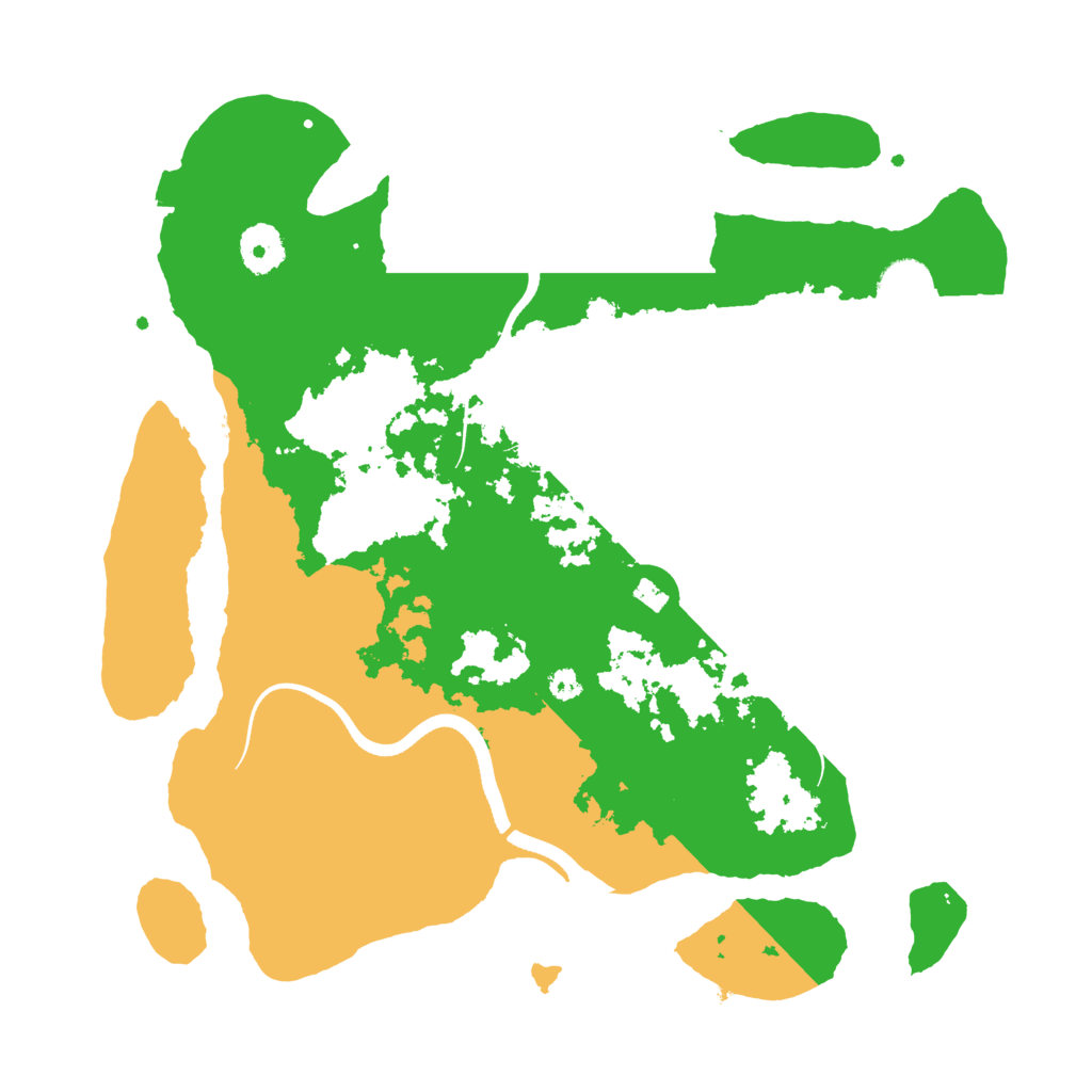 Biome Rust Map: Procedural Map, Size: 3500, Seed: 706776765