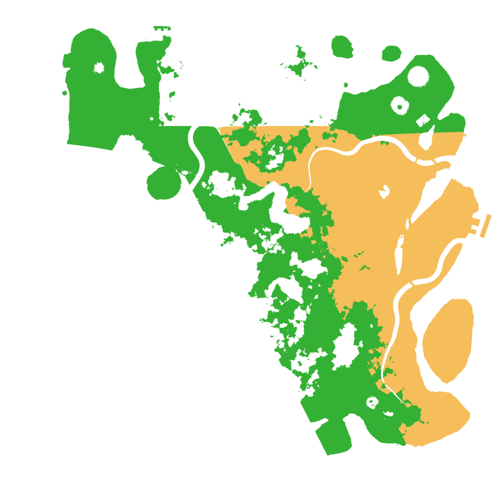 Biome Rust Map: Procedural Map, Size: 4250, Seed: 672