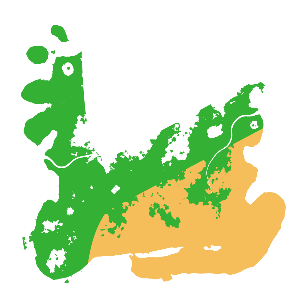 Biome Rust Map: Procedural Map, Size: 3750, Seed: 2007376296
