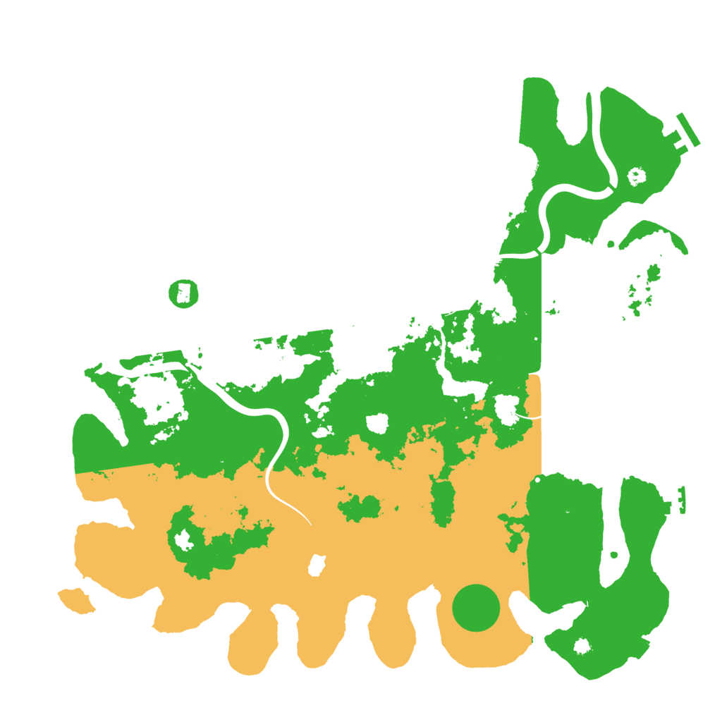 Biome Rust Map: Procedural Map, Size: 4000, Seed: 300707