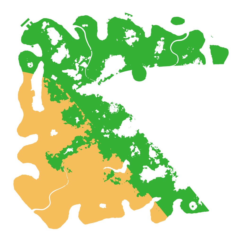 Biome Rust Map: Procedural Map, Size: 4500, Seed: 1289122132