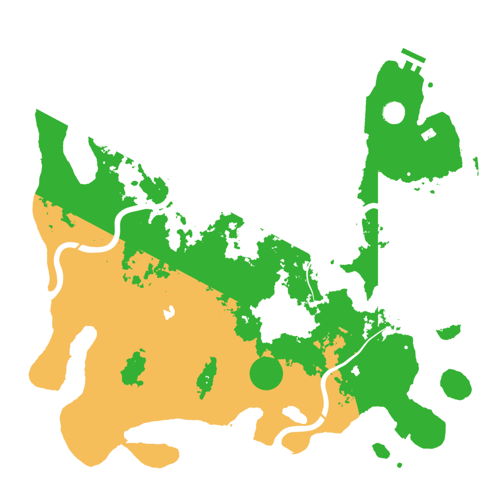 Biome Rust Map: Procedural Map, Size: 4000, Seed: 310484