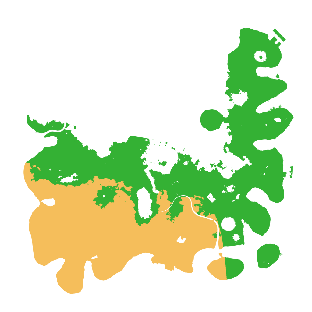 Biome Rust Map: Procedural Map, Size: 4000, Seed: 989964