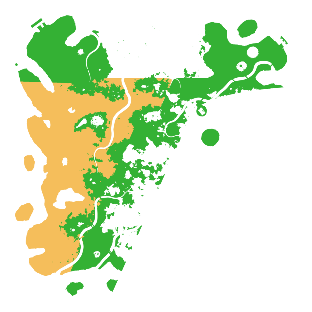 Biome Rust Map: Procedural Map, Size: 4800, Seed: 1986
