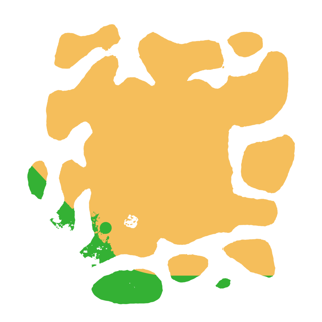 Biome Rust Map: Barren, Size: 3600, Seed: 283620