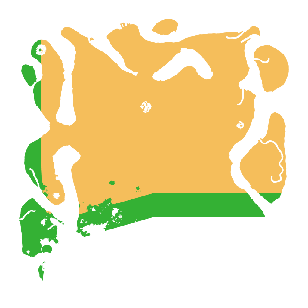 Biome Rust Map: Procedural Map, Size: 4300, Seed: 2132003758