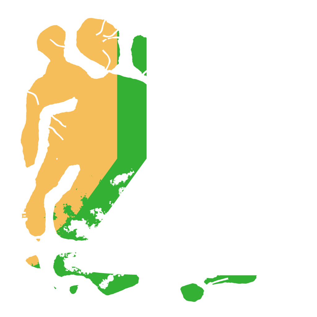 Biome Rust Map: Procedural Map, Size: 4500, Seed: 2248