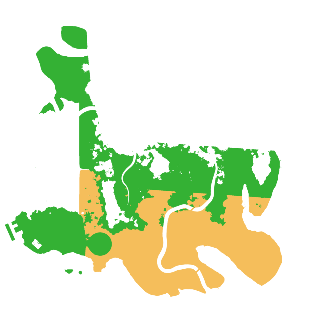 Biome Rust Map: Procedural Map, Size: 3600, Seed: 482924372