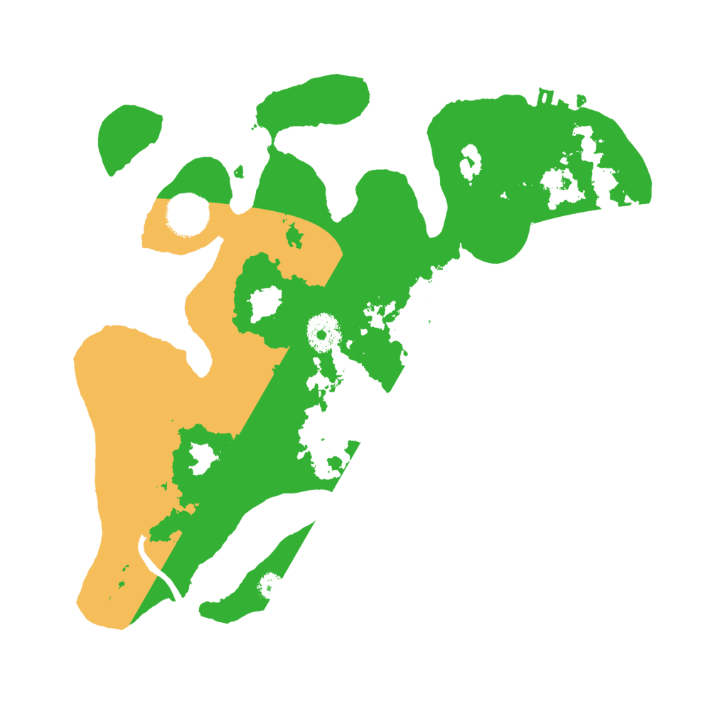 Biome Rust Map: Procedural Map, Size: 3000, Seed: 1337367463