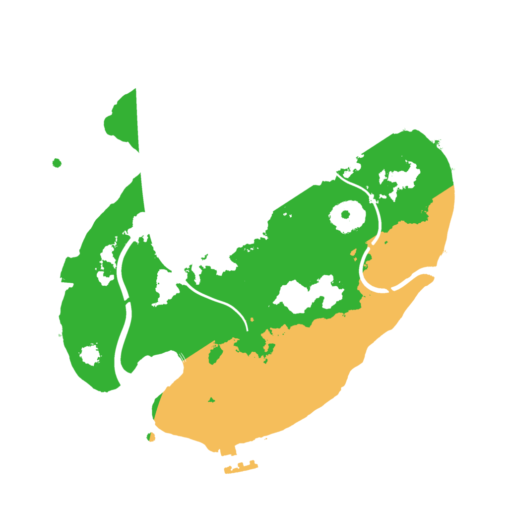 Biome Rust Map: Procedural Map, Size: 2300, Seed: 94156412