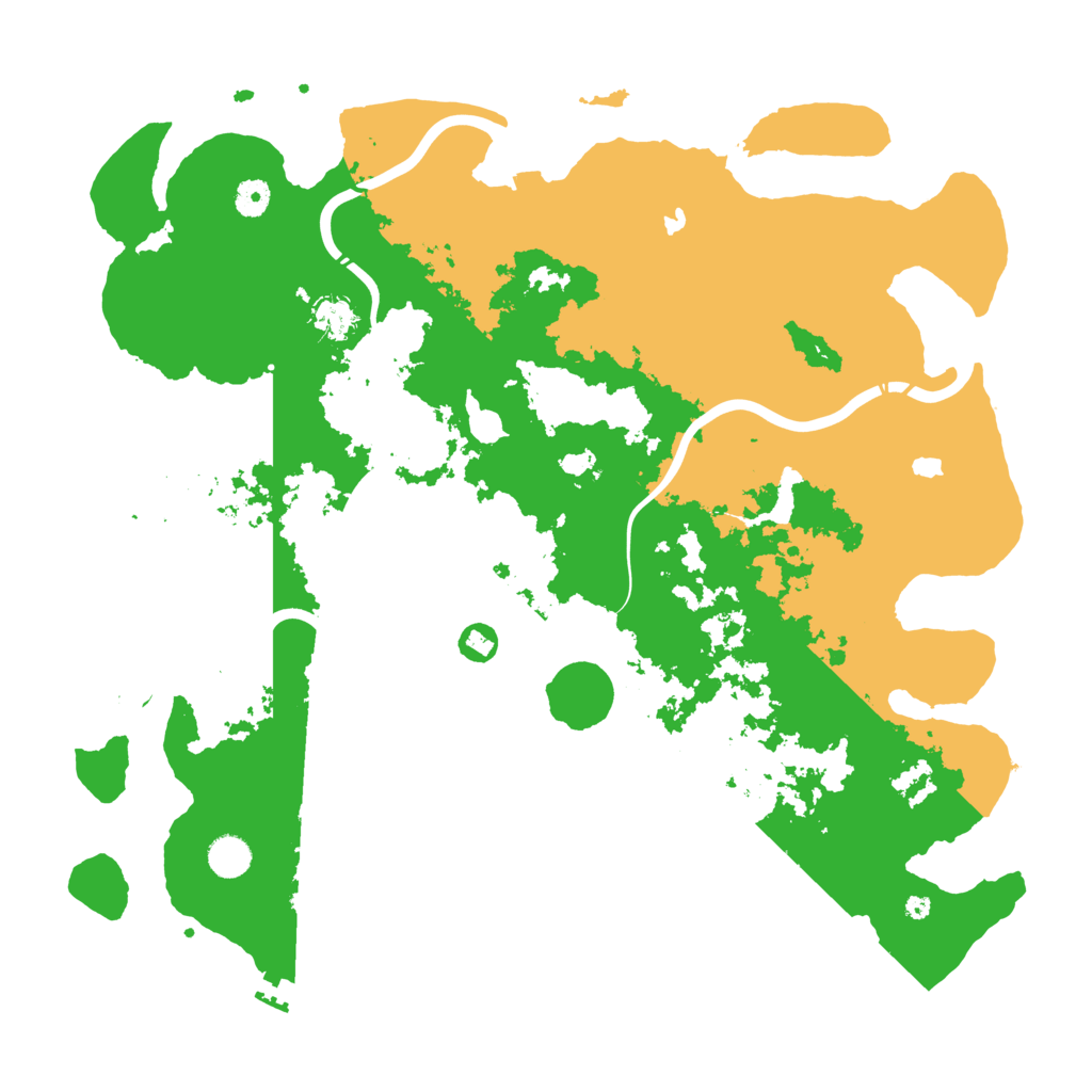 Biome Rust Map: Procedural Map, Size: 4500, Seed: 864880700