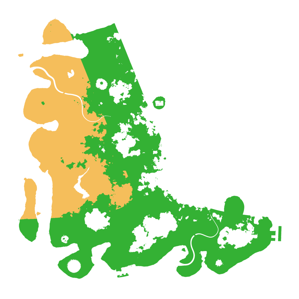Biome Rust Map: Procedural Map, Size: 4000, Seed: 192833