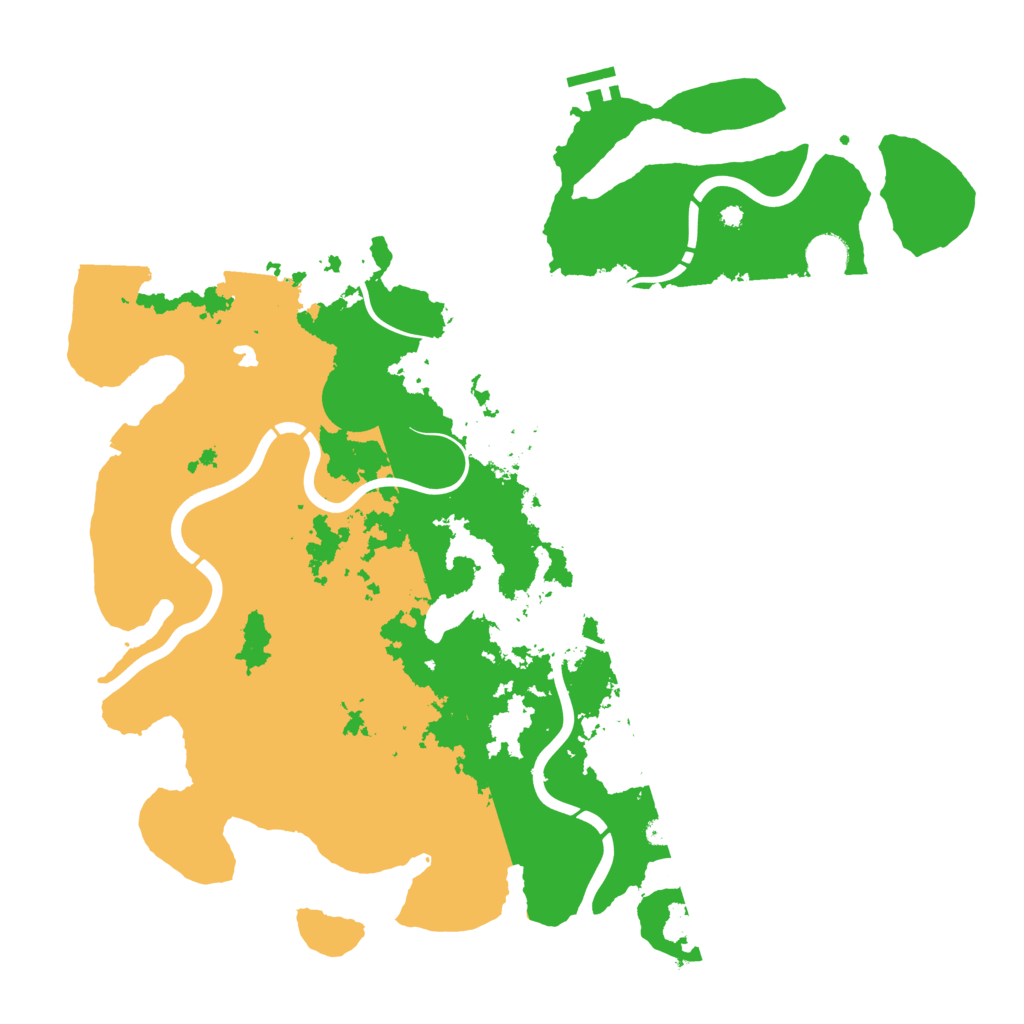 Biome Rust Map: Procedural Map, Size: 4250, Seed: 32177