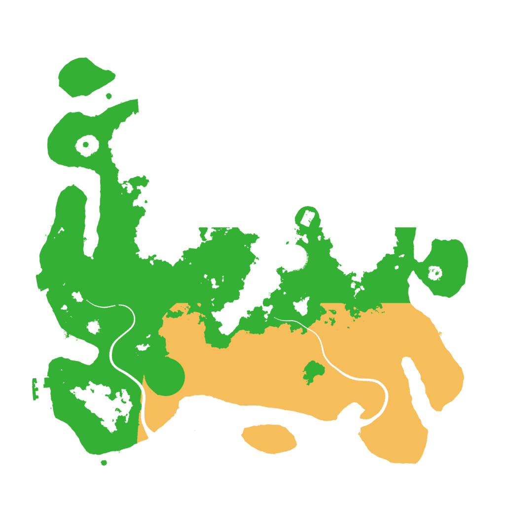 Biome Rust Map: Procedural Map, Size: 3500, Seed: 1835