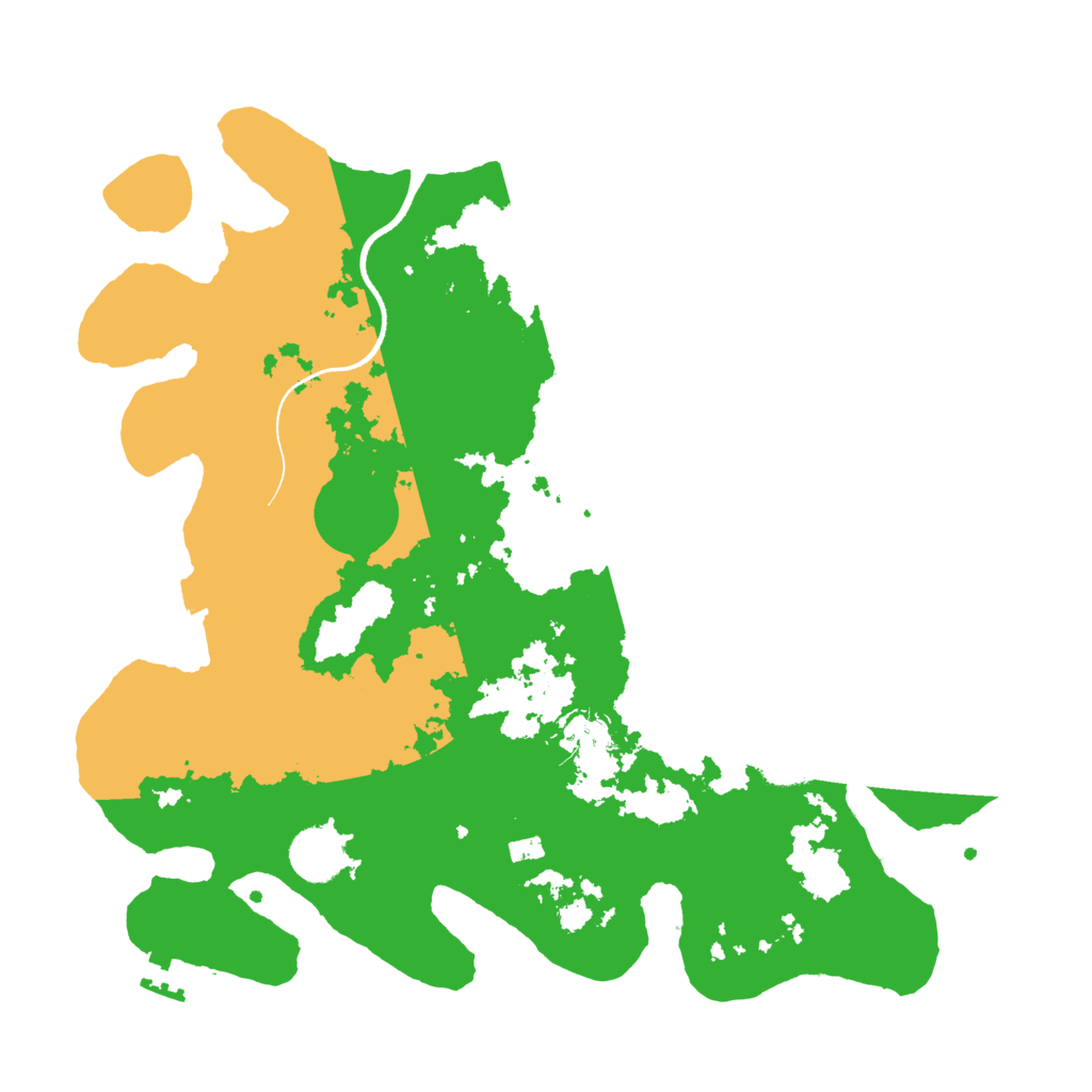Biome Rust Map: Procedural Map, Size: 3500, Seed: 1945890279