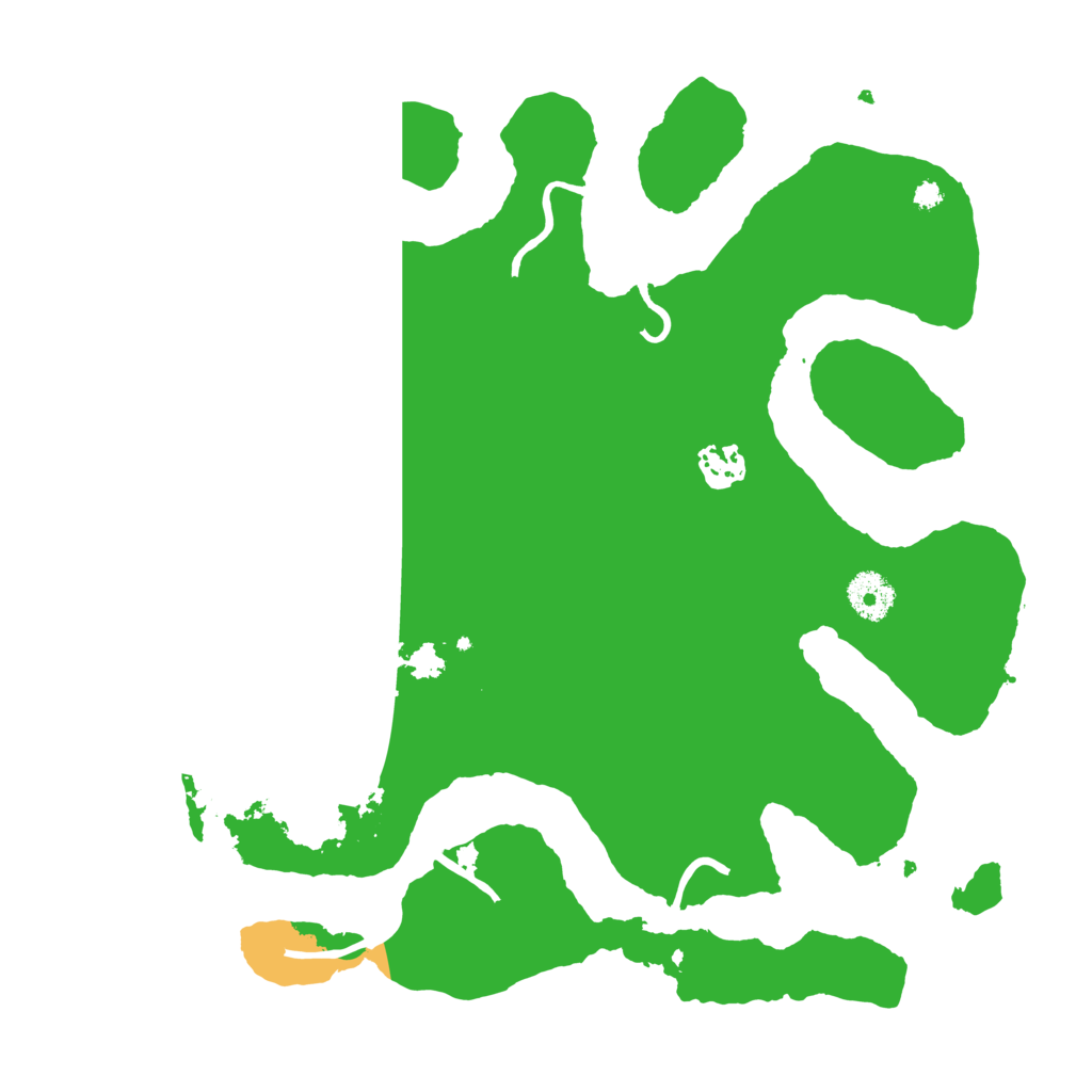 Biome Rust Map: Procedural Map, Size: 3500, Seed: 5432100