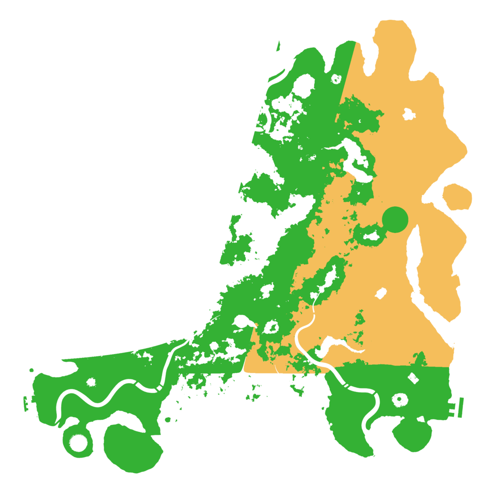 Biome Rust Map: Procedural Map, Size: 5000, Seed: 83302482