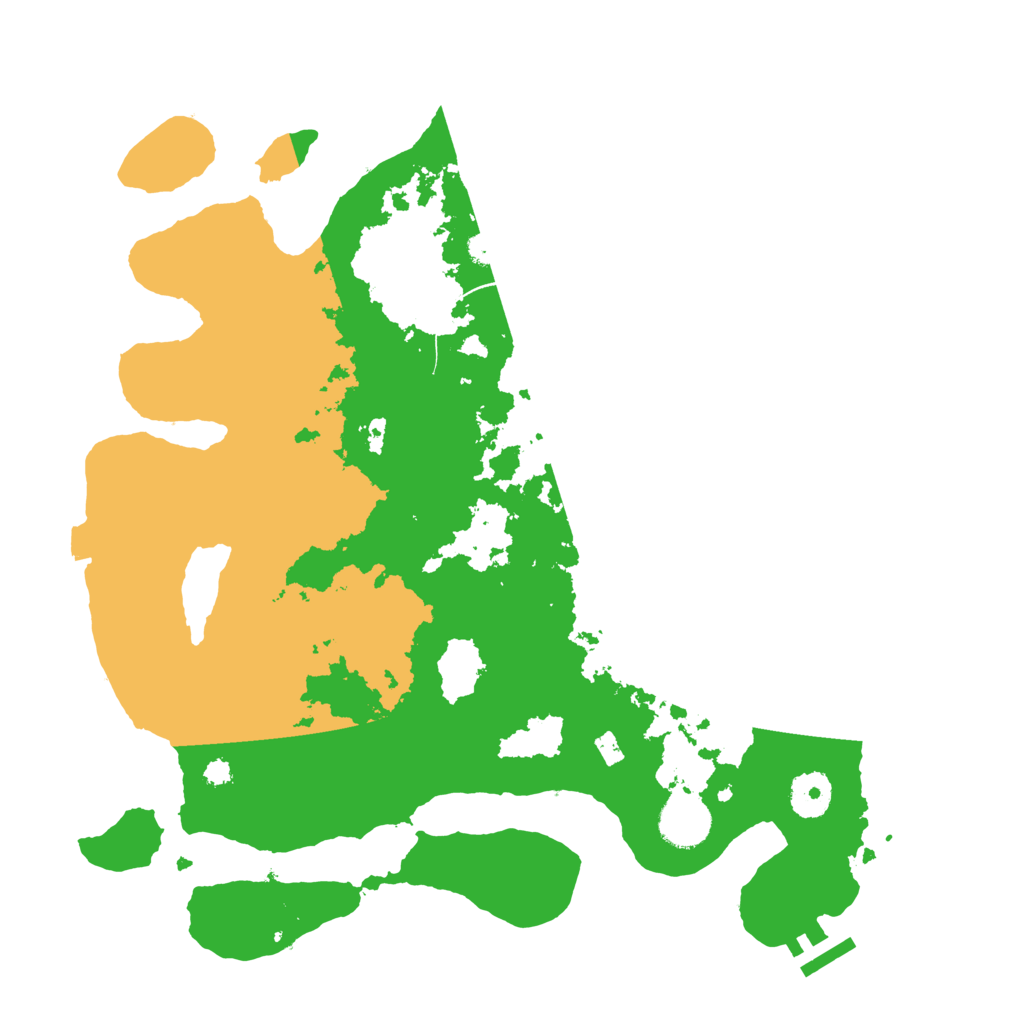 Biome Rust Map: Procedural Map, Size: 3500, Seed: 114641