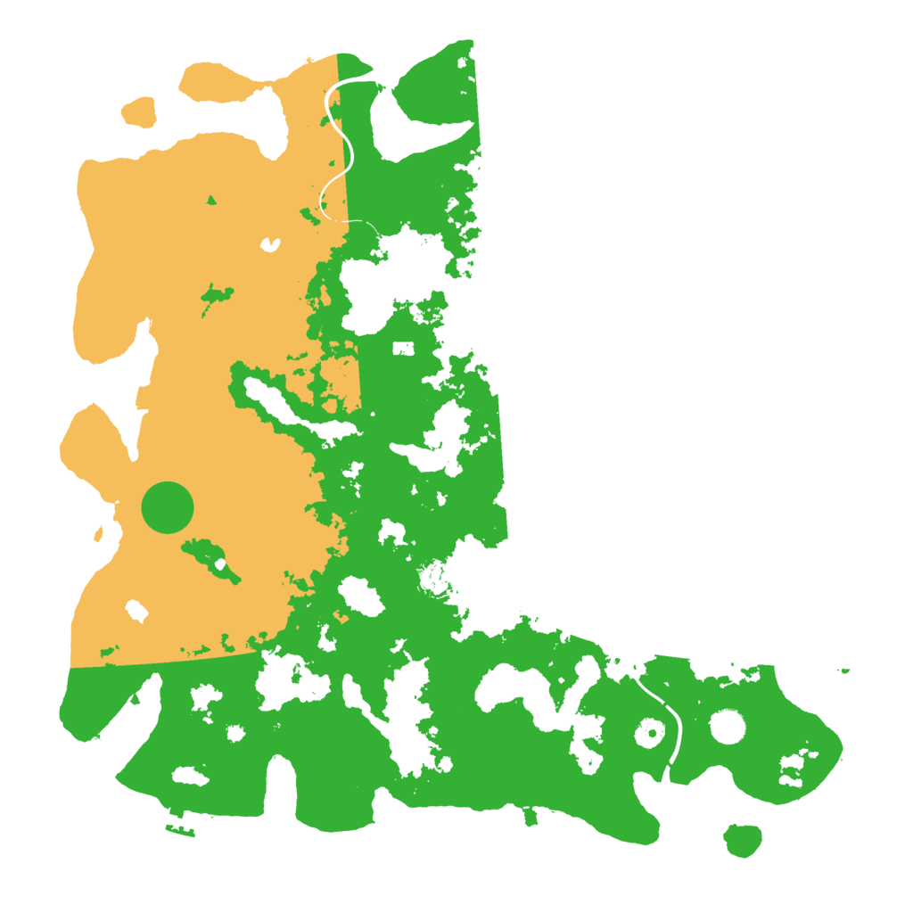 Biome Rust Map: Procedural Map, Size: 4600, Seed: 353445879