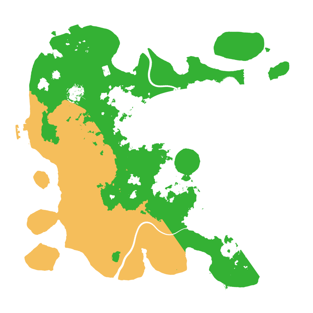 Biome Rust Map: Procedural Map, Size: 3300, Seed: 20721