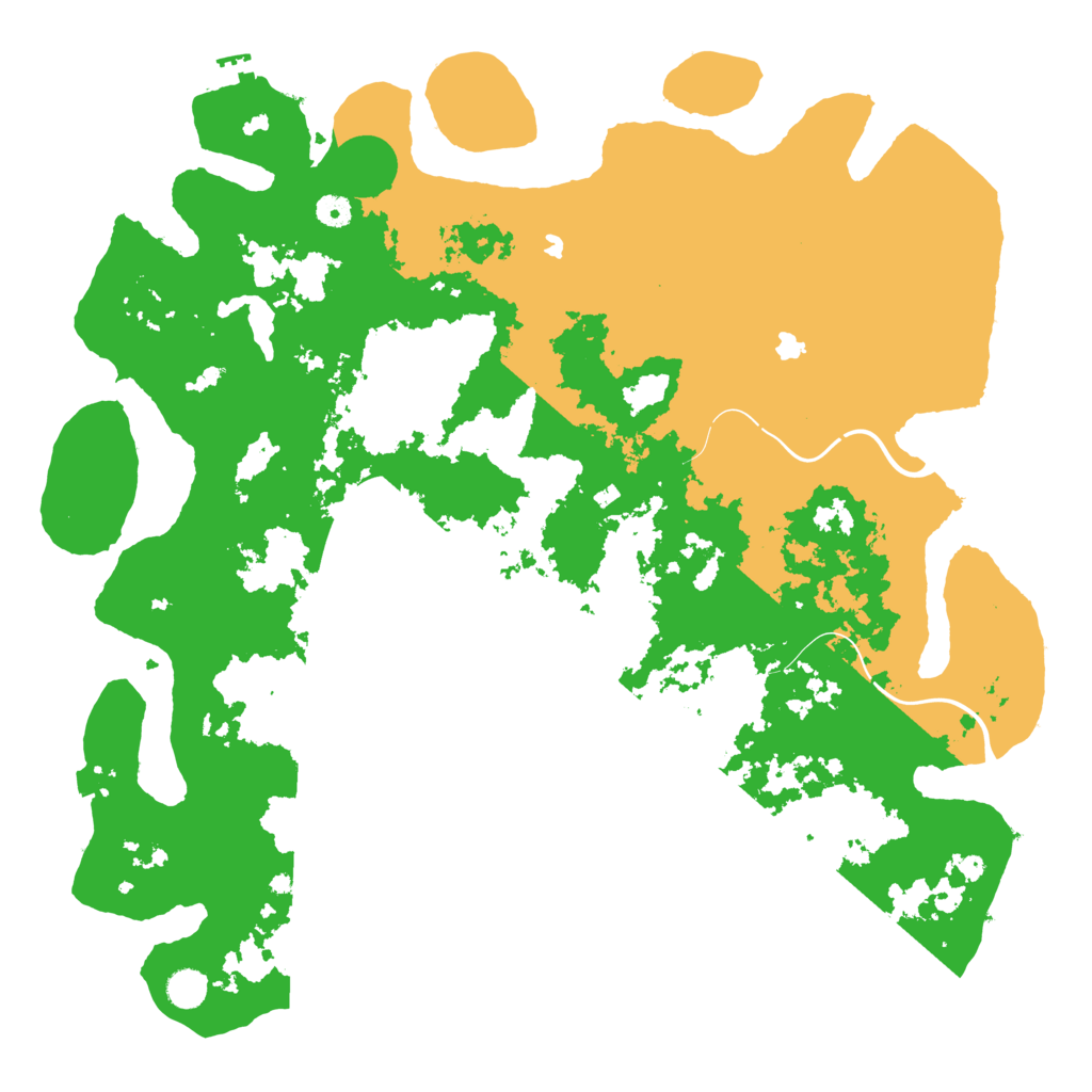 Biome Rust Map: Procedural Map, Size: 4800, Seed: 1236548